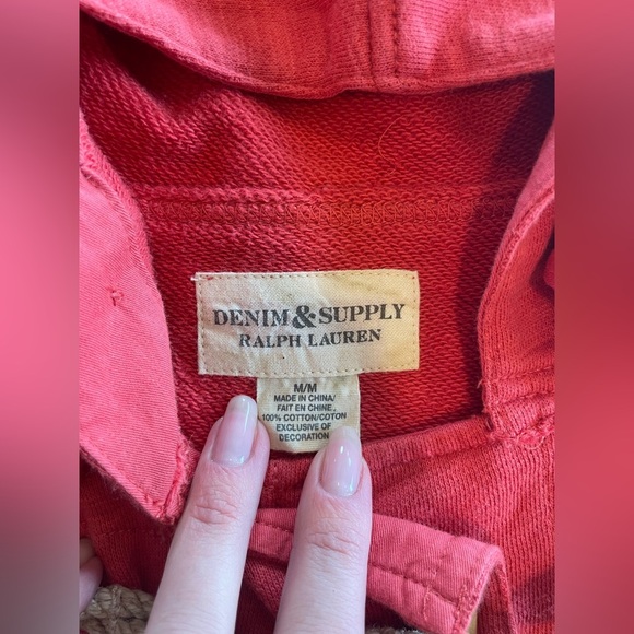 Women’s Ralph Lauren cropped 3/4 sleeve 100% cotton terry, jacket size medium - Picture 4 of 5